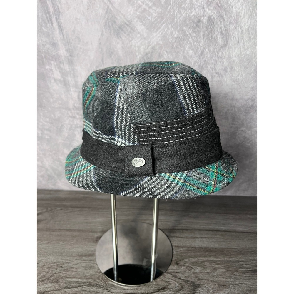 Bailey 1922 Plaid Bucket Hat Tartan Wool Blend Fisherman Cap Size Medium